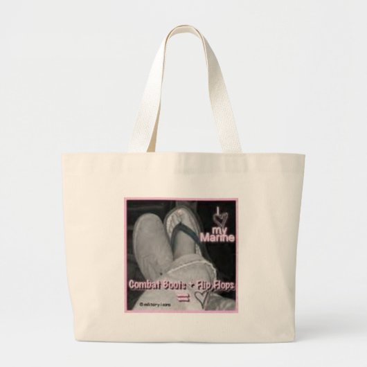 th_combatbootsandflipflops ラージトートバッグ (正面)