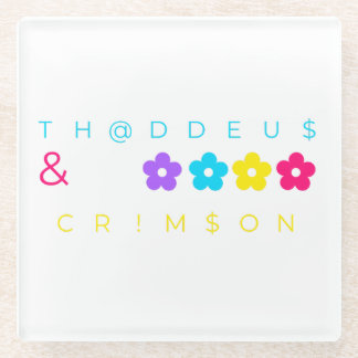 TH@DDEU$ & CRIM$ON ガラスコースター