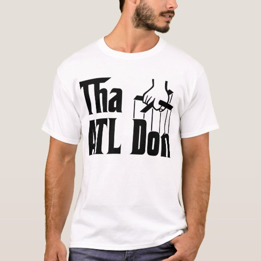 Tha ATLドンの白のティー Tシャツ (正面)