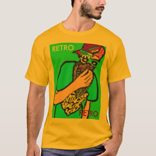 thaa_retro、レトロ、レトロ tシャツ (正面)