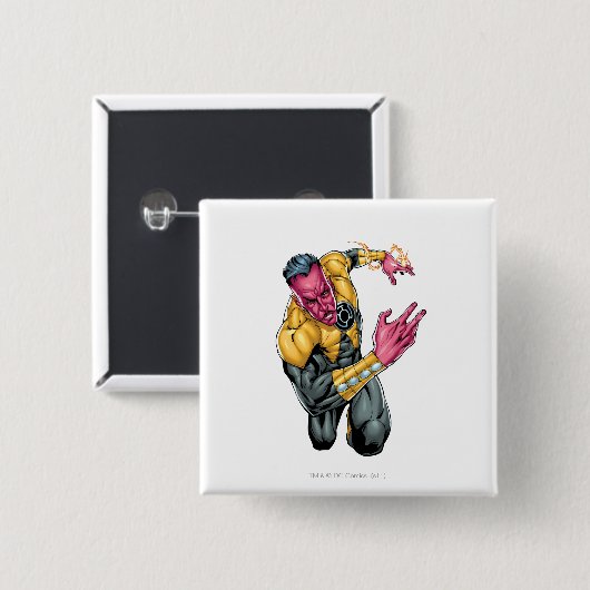 Thaal Sinestro 8 缶バッジ (正面&裏面)