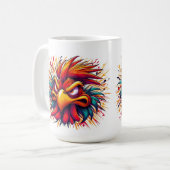 Thad the Mad Rooster Mug コーヒーマグカップ (正面左)
