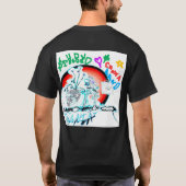 thaddeus & crimson, Adam Moyerによる"WHY NOT?!" Tシャツ (裏面)