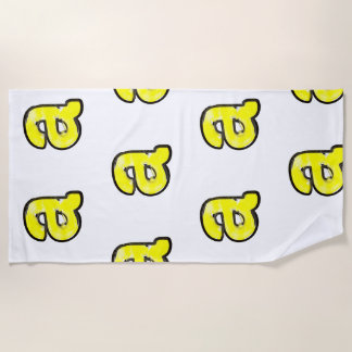 Thaddeus & Crimson/THCBandのTHCA "a" ビーチタオル