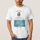 Thaddeus Stevens Museum Shirt Tシャツ (正面)
