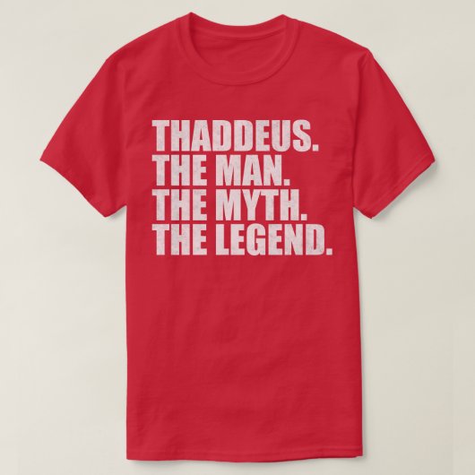 ThaddeusThaddeus名Thaddeus与え名 Tシャツ (デザイン正面)
