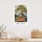 Thai Bonsai Tree Art Print Traditional Nature ポスター (キッチン)