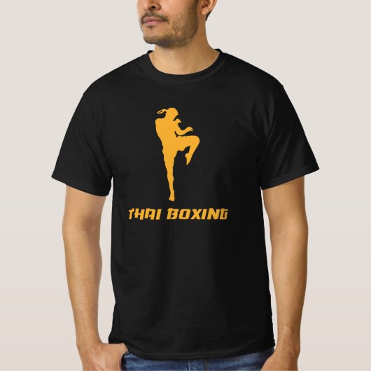 Thai Boxing Knee Strike Fighter Tシャツ (正面)