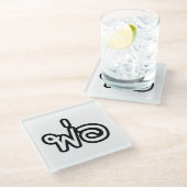 Thai Father - พ่อ / Phaw - Thai Language Script ガラスコースター (アングル)