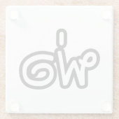 Thai Father - พ่อ / Phaw - Thai Language Script ガラスコースター (裏面)