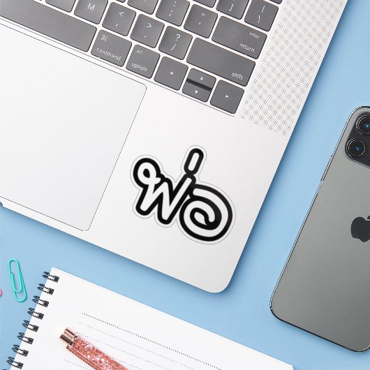 Thai Father - พ่อ / Phaw - Thai Language Script シール (ノートパソコンとiPhone)