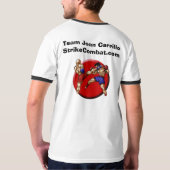 thai_kick_logo、チームジーンCarrillowww.StrikeCom… Tシャツ (裏面フル)