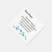 Thai Monsoon Umbrella Fun Fact Cocktail スタンダードカクテルナプキン (角)