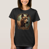 Thai Ridgeback Dog Breed Art Tシャツ (正面)
