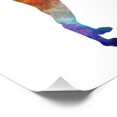 Thai Ridgeback Dog in watercolor フォトプリント (角)