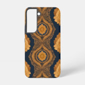 Thai Silk inspired Pattern in Gold Samsung Galaxyケース (裏面)