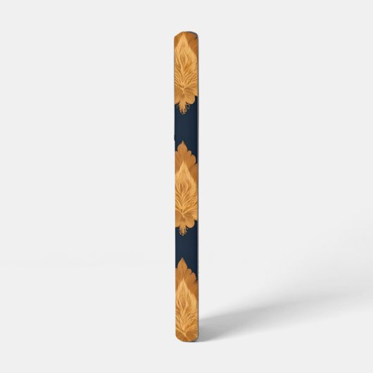 Thai Silk inspired Pattern in Gold Samsung Galaxyケース (左側面)