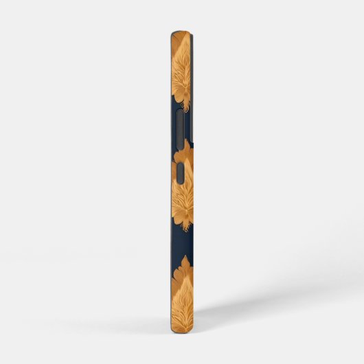 Thai Silk inspired Pattern in Gold Samsung Galaxyケース (右側面)