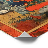 Thai Temple Art Poster Mythical Creatures ポスター (角)