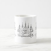 Thai Yantra for lucky Coffee Mug コーヒーマグカップ (中央)