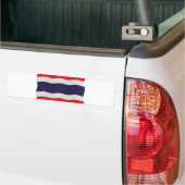 Thailand flag バンパーステッカー (トラック上)