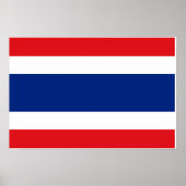 Thailand Flag ポスター (正面)