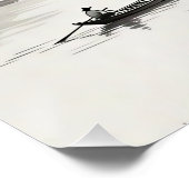 Thailand Ink Wash Landscape ポスター (コーナー)