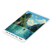  Thailand Khao Sok National Park Travel マグネット (左側)