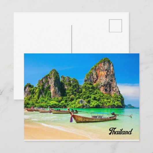 Thailand Postal card. ポストカード (正面/裏面)