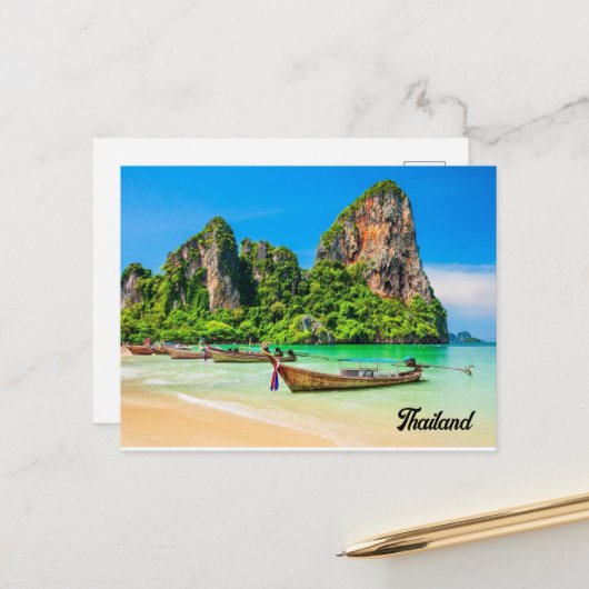 Thailand Postal card. ポストカード (正面/裏面インサイチュ)