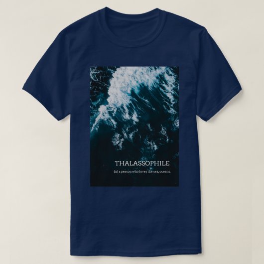 Thalassophile Tシャツ (デザイン正面)