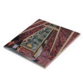 Thamar 1912年のための景色のデザイン(色のlitho) タイル (側面)