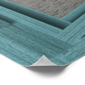 Thames River Through a 6ペイン開いた窓ポスター ポスター (角)