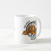 Thames Valleyのダイバーのマグ コーヒーマグカップ (正面右)