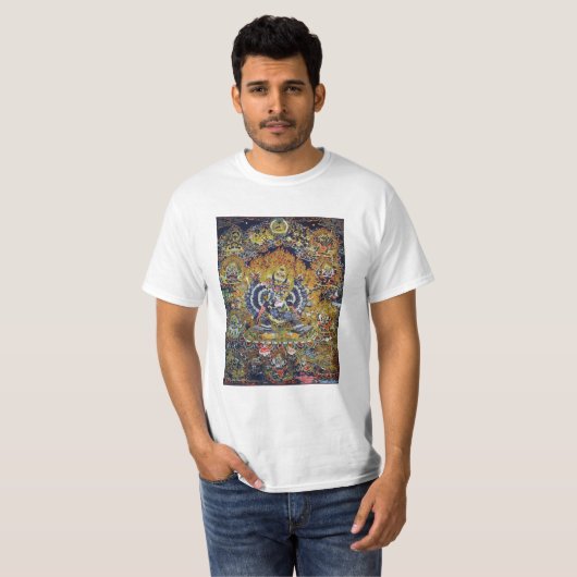 Thangka Yamantaka Tattoo Tシャツ (正面フル)
