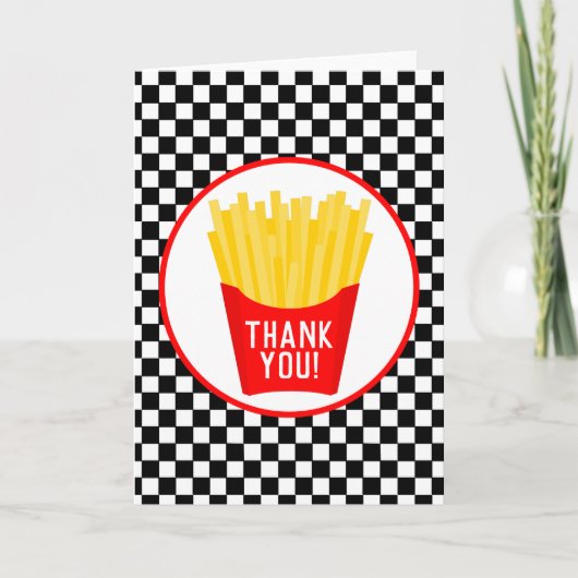 Thank フランスの Fries カード (正面)