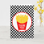 Thank フランスの Fries カード (黄色い花)