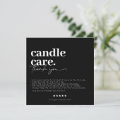 Thank 気に Candle Businessモダン Card サンキューカード (スタンド正面)