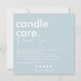 Thank 気に Candle Businessモダン Card サンキューカード