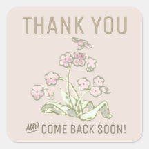 THANK AND BACK 来 Soonミニマリスト