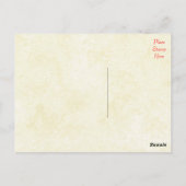 Thank Basset Hound Greeting Post Card ポストカード (裏面)