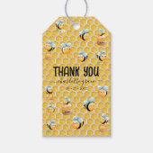 Thank Bee-Themed Birthday Party ギフトタグ (正面)