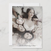 Thank Bridesmaid with Photo and Typography (正面)