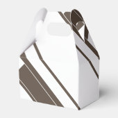 Thank Brown Cub Bear 素朴 Baby Shower フェイバーボックス (裏面サイド)