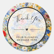 Thank Business Summer Wild Flowers