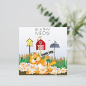 Thank Cat and Birds in the Garden カード (スタンド正面)