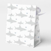 Thank Cute Sharks Baby Shower フェイバーボックス (裏面サイド)
