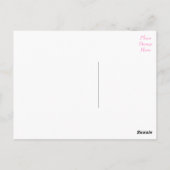 Thank English Bulldog Puppy Dogsハガキ ポストカード (裏面)