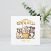 Thank English Bulldogs 走's Lemonade Stand サンキューカード (スタンド正面)