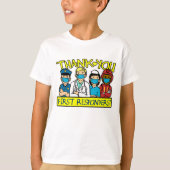 Thank First Responders Boys Shirt Tシャツ (正面)